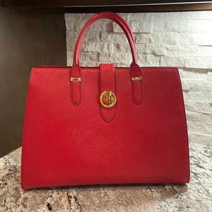 Lauren Ralph Lauren large satchel.